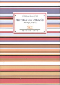 Memoria del corazón, de Panero, Leopoldo | portada del libro