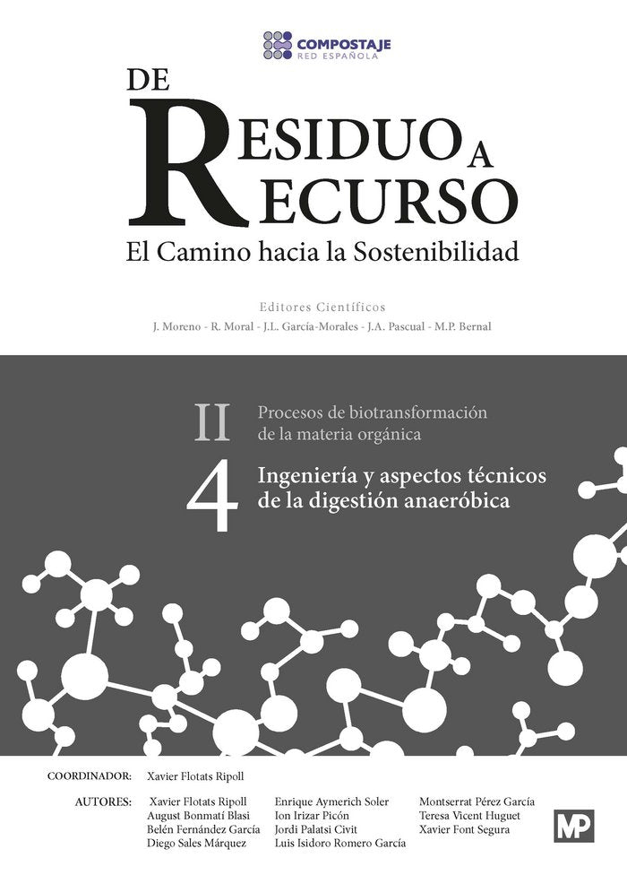 Ingeniería y aspectos técnicos de la digestión anaeróbica II.4, de RED ESPAÑOLA DE COMPOSTAJE | portada del libro