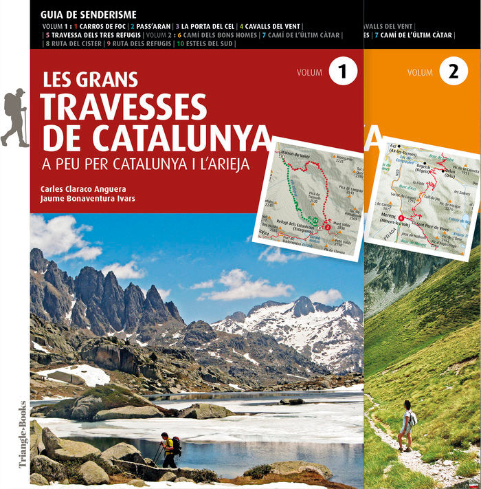 PACK LES GRANS TRAVESSES DE CATALUNYA 2 VOLUMENES, de M JOSE FERRI | portada del libro