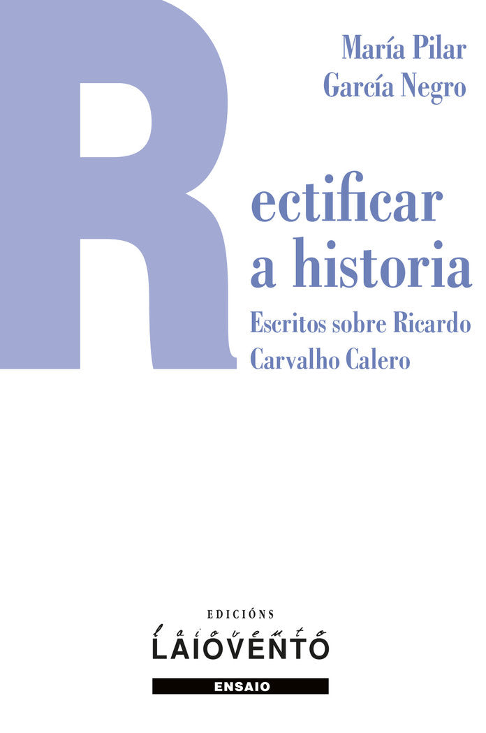 RECTIFICAR A HISTORIA, de MARIA PILAR GARCIA NEGRO | portada del libro