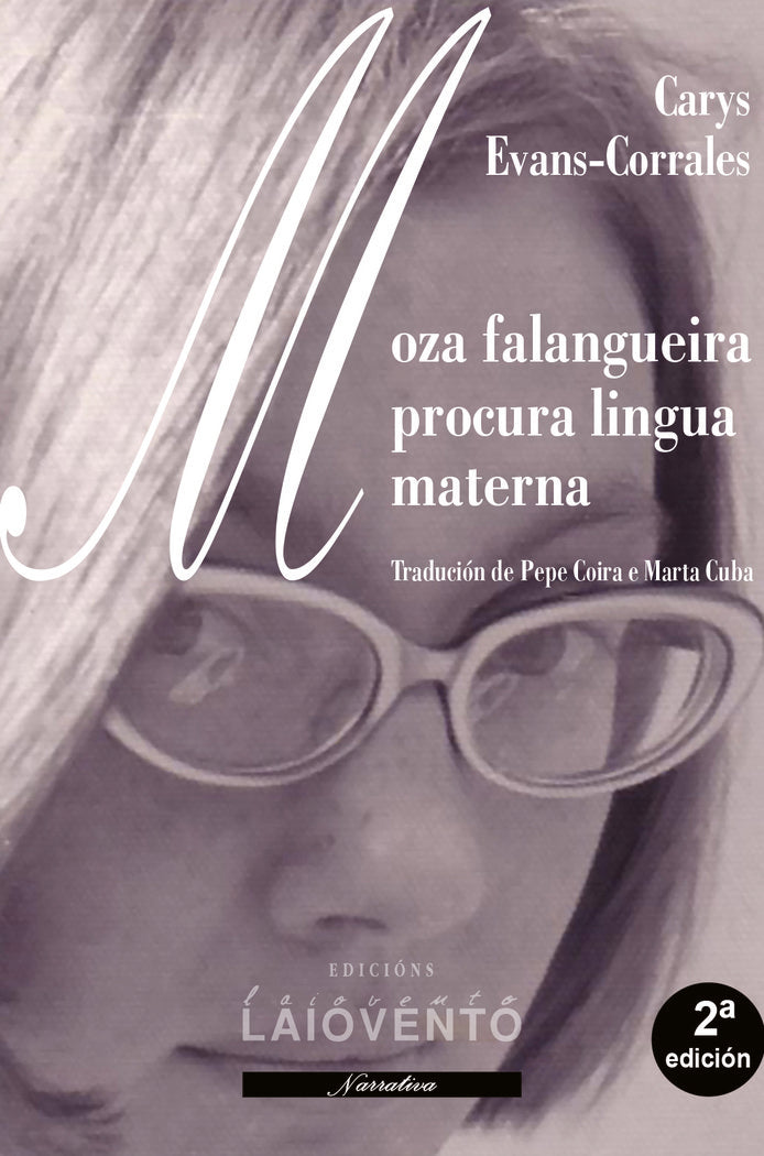 Moza falangueira procura lingua materna, de Evans-Corrales, Carys | portada del libro