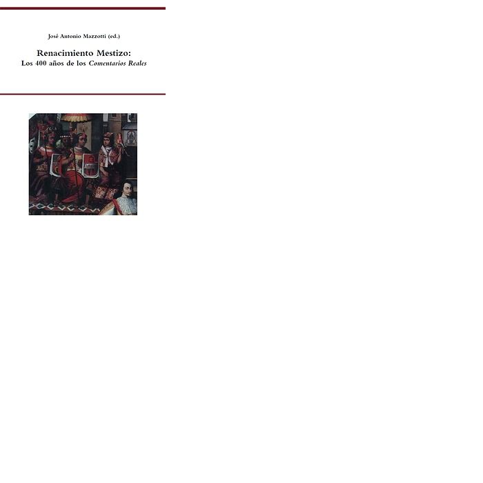 RENACIMIENTO MESTIZO, de MAZZOTTI | portada del libro