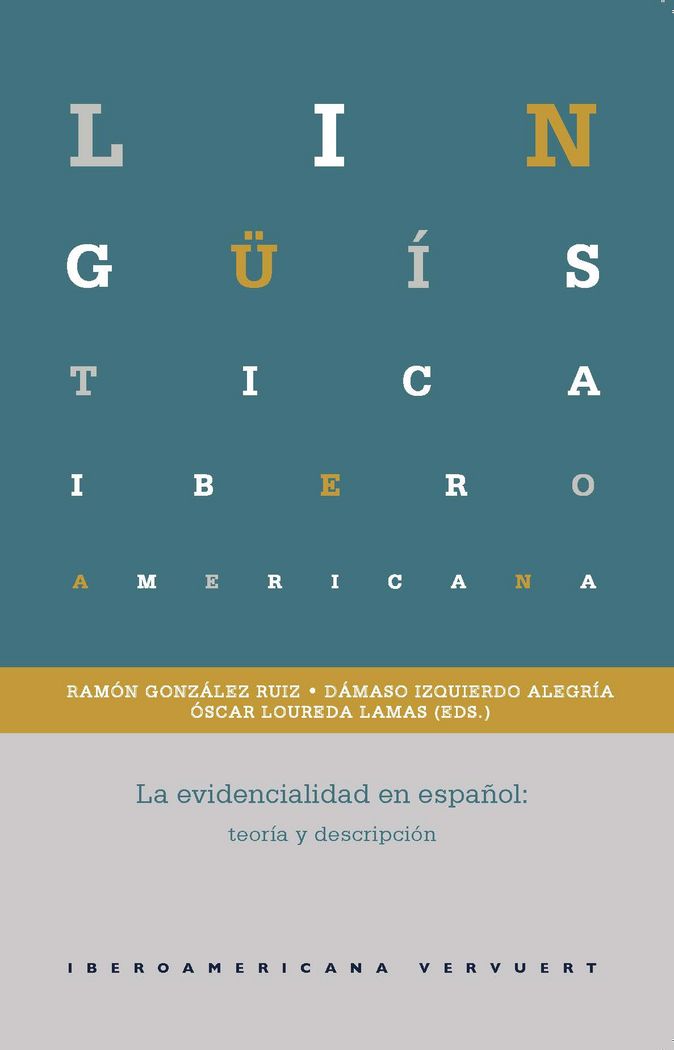 La evidencialidad en español | portada del libro