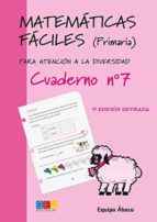 Matemáticas fáciles 7, de Varios autores | portada del libro