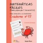 Matemáticas fáciles 15, de Varios autores | portada del libro