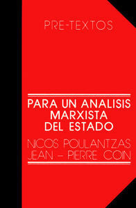PARA UN ANALISIS PT-16 *, de POULANTZAS | portada del libro