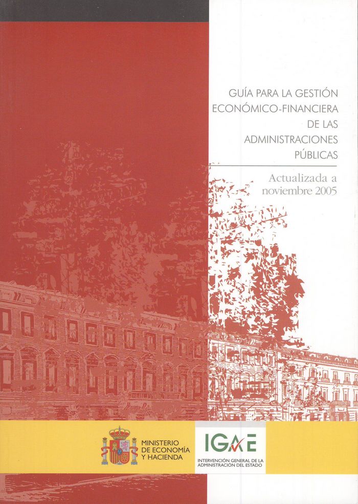 Guía para la gestión económico-financiera de las administraciones públicas. Actualizada a noviembre | portada del libro