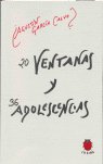 20 ventanas y 36 adolescencias, de AGUSTIN GARCIA CALVO | portada del libro