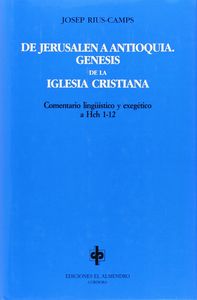De Jerusalén a Antioqu¡a, de AA.VV. | portada del libro
