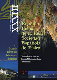 XXXIII Reunión Bienal de la Real Sociedad Española de Física, de Varios autores | portada del libro