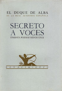 SECRETO A VOCES (TREINTA POEMAS, de Alba | portada del libro