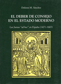 El Deber de Consejo en el Estado Moderno, de Sánchez González | portada del libro