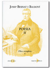 POESIA II, de BERNAT I BALDOVI, JOSEP | portada del libro