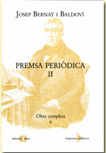 PREMSA PERIODICA II, de BERNAT I BALDOVI, JOSEP | portada del libro