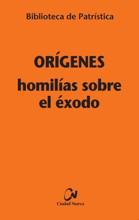 Homilías sobre el Éxodo, de Orígenes | portada del libro