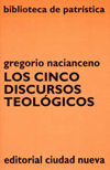 Los cinco discursos teológicos, de Gregorio Nacianceno | portada del libro