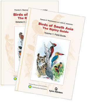Birds of South Asia: The Ripley Guide (obra completa), de RASMUSEN | portada del libro