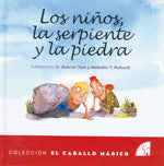 Los niños, la serpiente y la piedra, de Gabriel | portada del libro