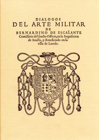 Diálogos del arte militar (Sevilla, 1583), de Escalante | portada del libro