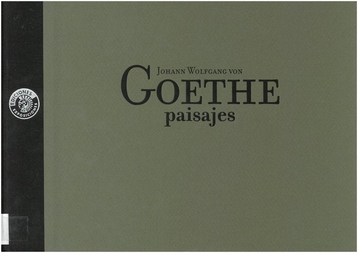 Johann Wolfgang von Goethe. Paisajes, de Goethe, Johann Wolfgang von | portada del libro