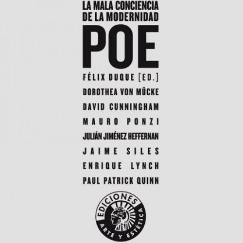 Poe. La mala conciencia de la modernidad | portada del libro