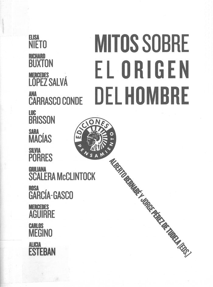Mitos sobre el origen del hombre | portada del libro