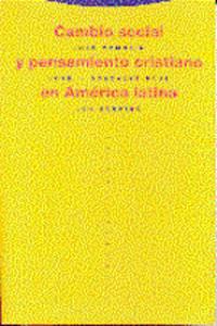 CAMBIO SOCIAL Y PENSAMIENTO CRISTIANO AM, de COMBLIN#GONZALEZ | portada del libro