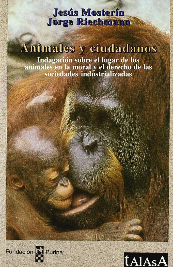 Animales y ciudadanos, de Mosterín | portada del libro