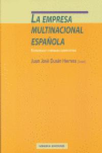 La empresa multinacional española, de Juan José Durán Herrera | portada del libro