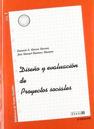 Diseño y evaluación de proyectos sociales, de García Herrero | portada del libro