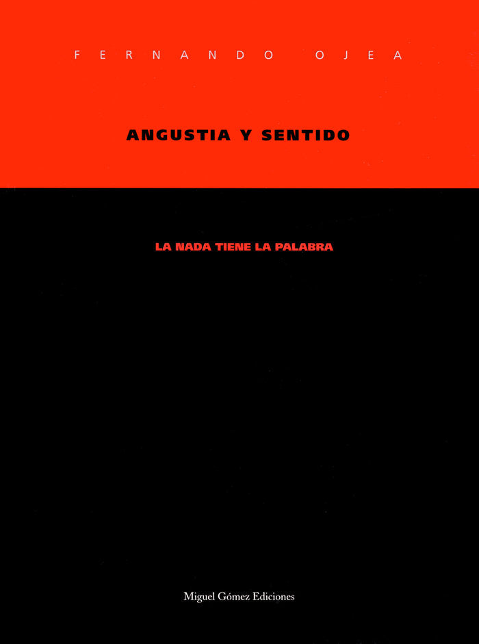 Angustia y sentido, de Ojea Ocampo, Fernando | portada del libro