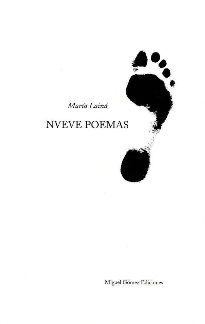 Nueve poemas, de Lainá, María | portada del libro