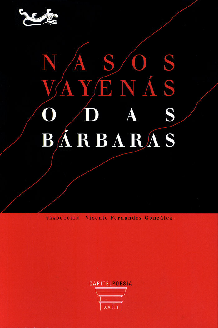 Odas bárbaras, de Vayenás, Nasos | portada del libro