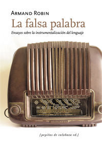 La falsa palabra, de Robin | portada del libro