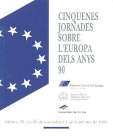 Cinquenes Jornades sobre l'Europa dels anys 90, de Varios autores | portada del libro