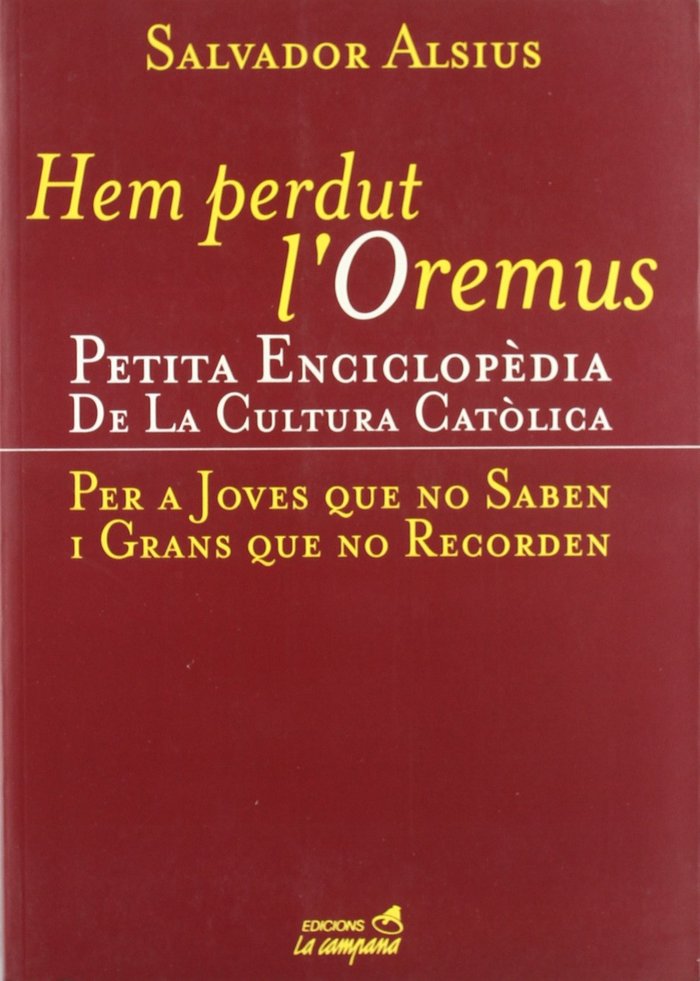 HEM PERDUT L'OREMUS, de ALSIUS, SALVADOR | portada del libro