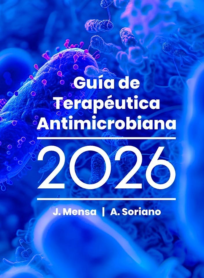 Gua teraputica antimicrobiana 2026, de MENSA | portada del libro