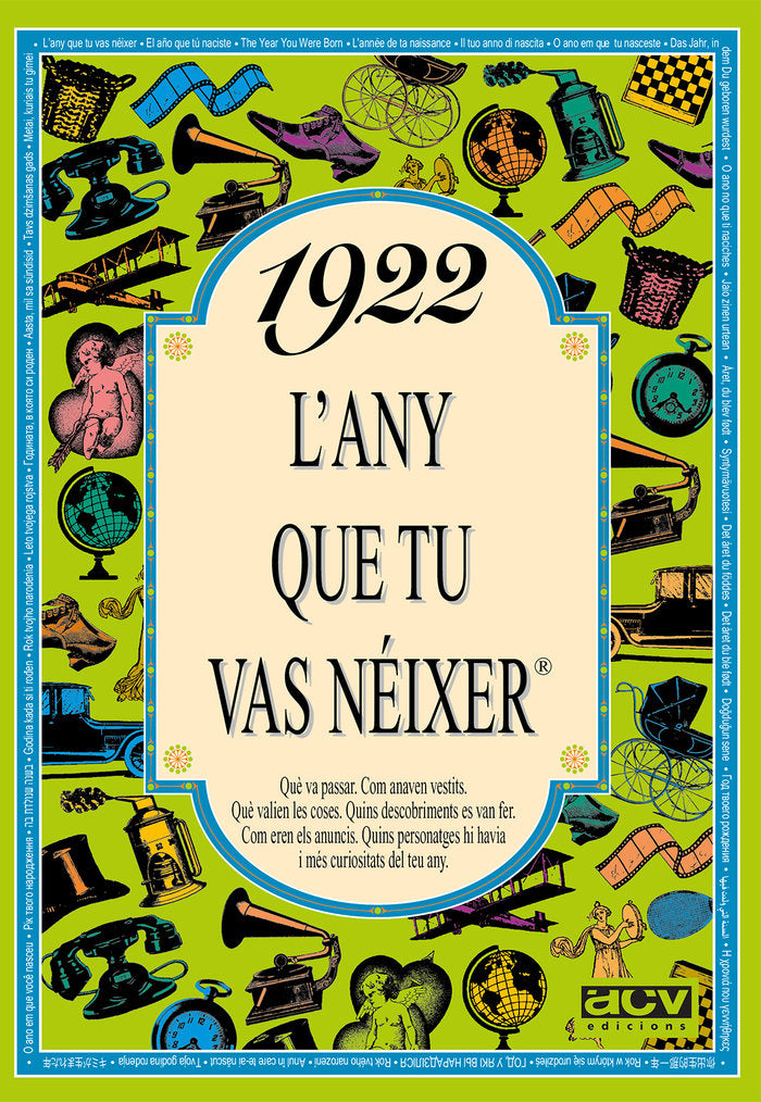 1922 L'any que tu vas néixer, de Collado Bascompte, Rosa | portada del libro