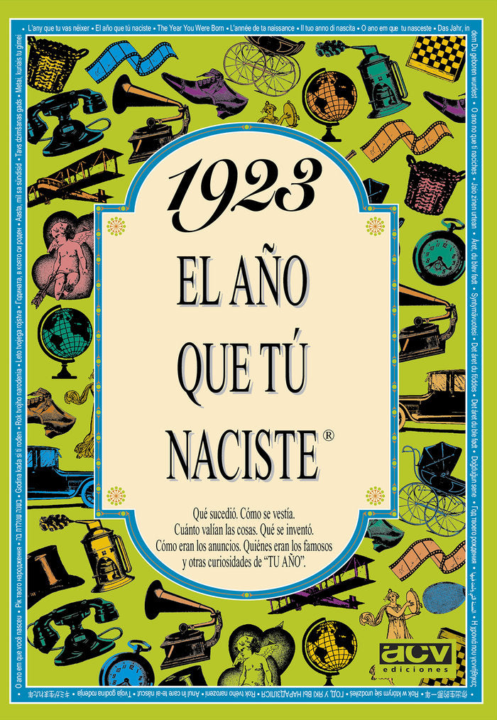 1923 El año que tu naciste, de Collado Bascompte, Rosa | portada del libro