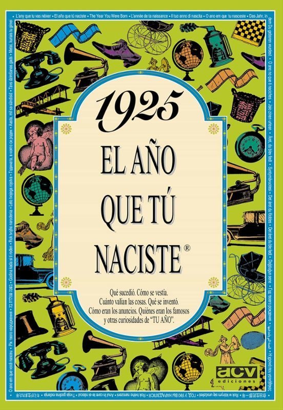 1925 El año que tu naciste, de Collado Bascompte, Rosa | portada del libro