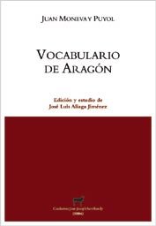 VOCABULARIO DE ARAGON, de MONEVA Y PUYOL | portada del libro