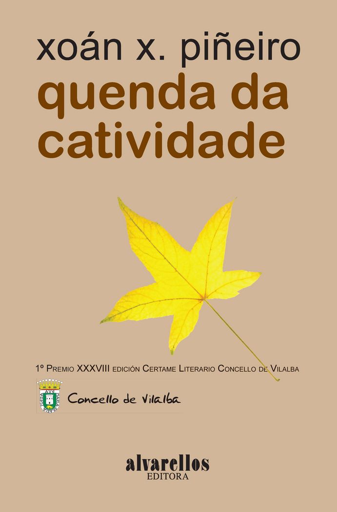 QUENDA DA CATIVIDADE, de Piñeiro Cochón | portada del libro