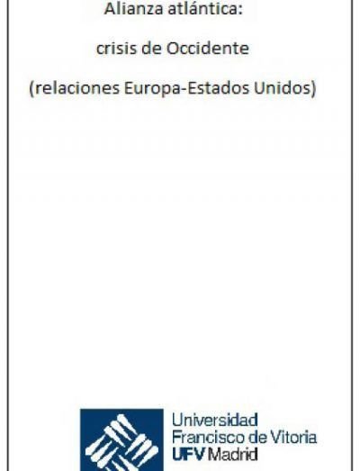 Alianza atlántica: crisis de Occidente (relaciones Europa-Estados Unidos), de Hernández Sánchez-Barba, Mario | portada del li