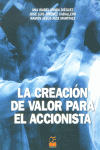 CREACION DEL VALOR PARA ACCIONISTAS, de IRIMIA#JIMENEZ#RUIZ | portada del libro