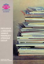 Psicología de la educación I. Variables personales y aprendizaje escolar, de Antonio Valle Arias | portada del libro