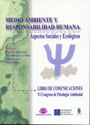 Medio ambiente y responsabilidad humana, de José Manuel Sabucedo | portada del libro