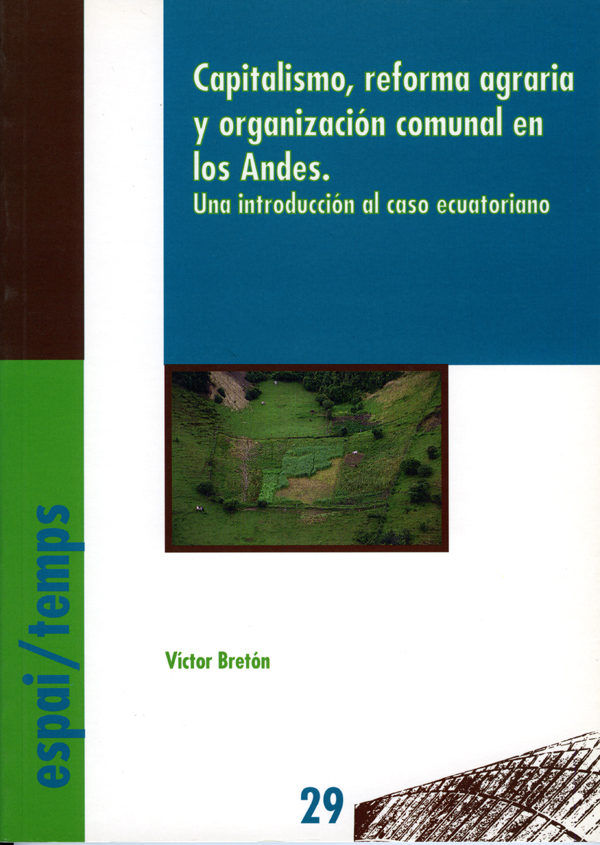 Capitalismo, reforma agraria y organización comunal en los Andes., de Bretón | portada del libro