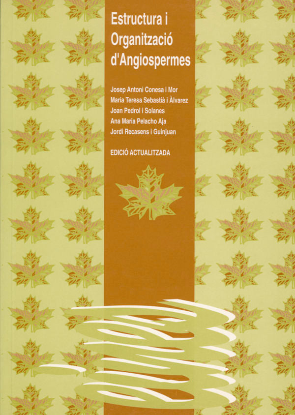 Estructura i organització d'angioespermes., de AA.VV. | portada del libro