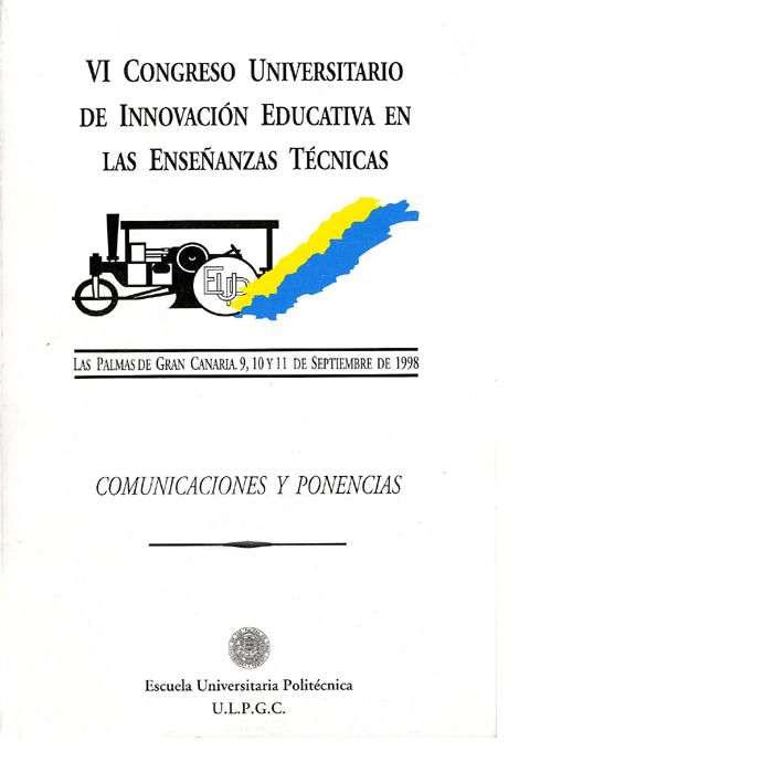 VI Congreso Universitario de Innovación Educativa en las Enseñanzas Técnicas, de DE LA PORTILLA, JOSE MARIðA (DIR.) | portada