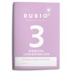 Estimulación cognitiva: atención concentración 3, de Varios autores | portada del libro
